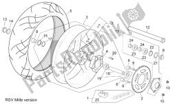 Rear wheel RSV Mille Version