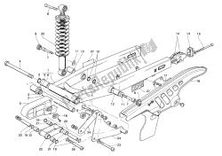 REAR FORK AND SUSPENSION