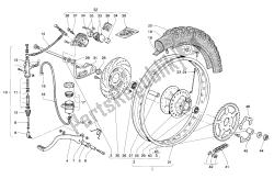 Hinterrad - elektrische Anlasserversion, Bremsscheibe