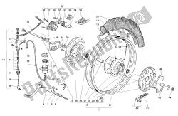 REAR WHEEL - ELECTRIC STARTER VERSION, BRAKE DISC