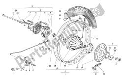 REAR WHEEL - KICK STARTER, DRUM BRAKE