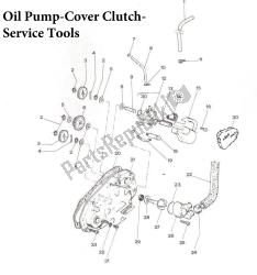 strumenti di manutenzione della frizione del coperchio della pompa dell'olio