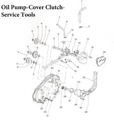 outils de service d'embrayage de couvercle de pompe à huile