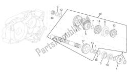 Driven shaft 4 speed gearbox