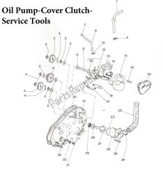 outils de service d'embrayage de couvercle de pompe à huile