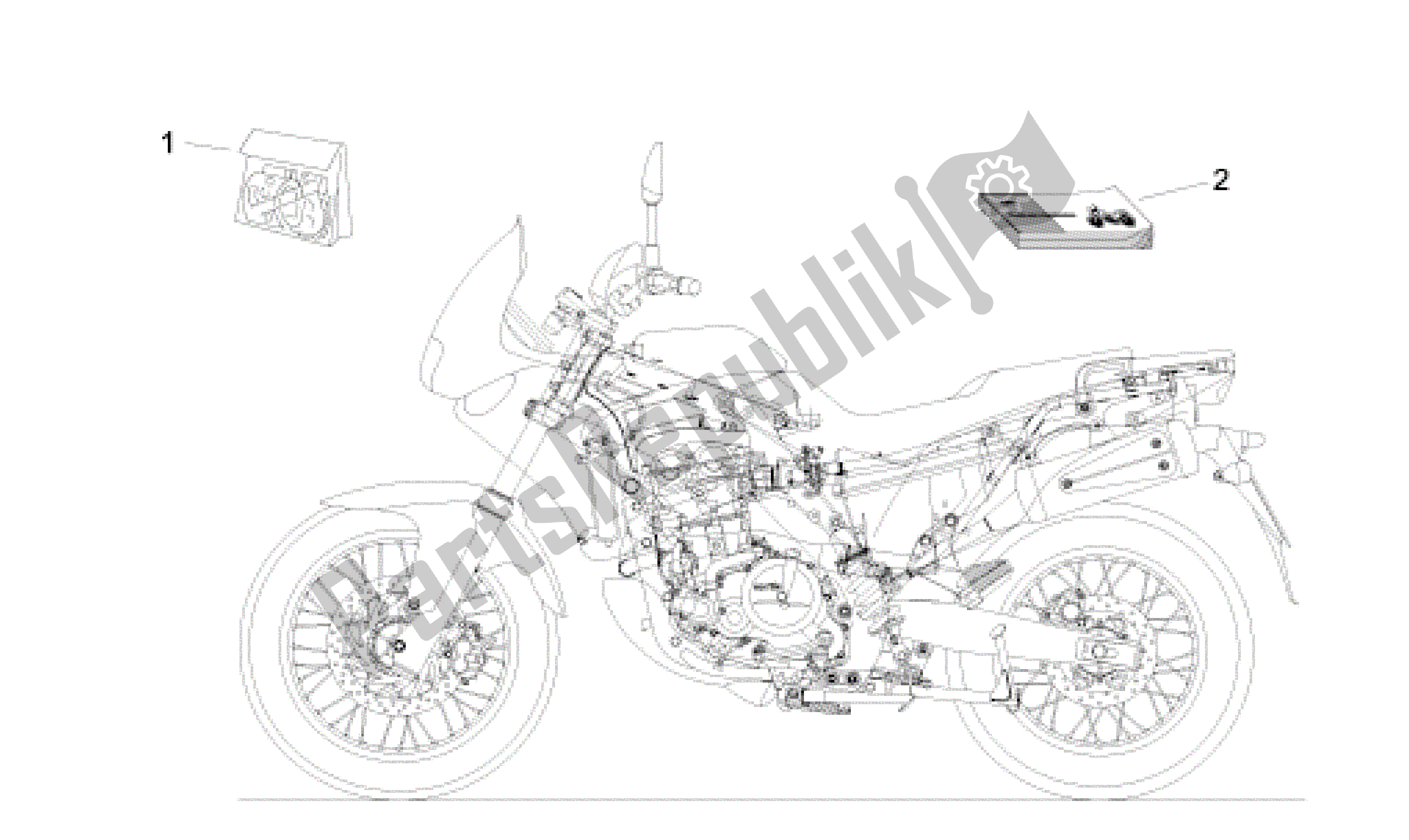 Toutes les pièces pour le Décalcomanie Et Manuel De L'opérateur du Aprilia Pegaso 650 1997 - 2000