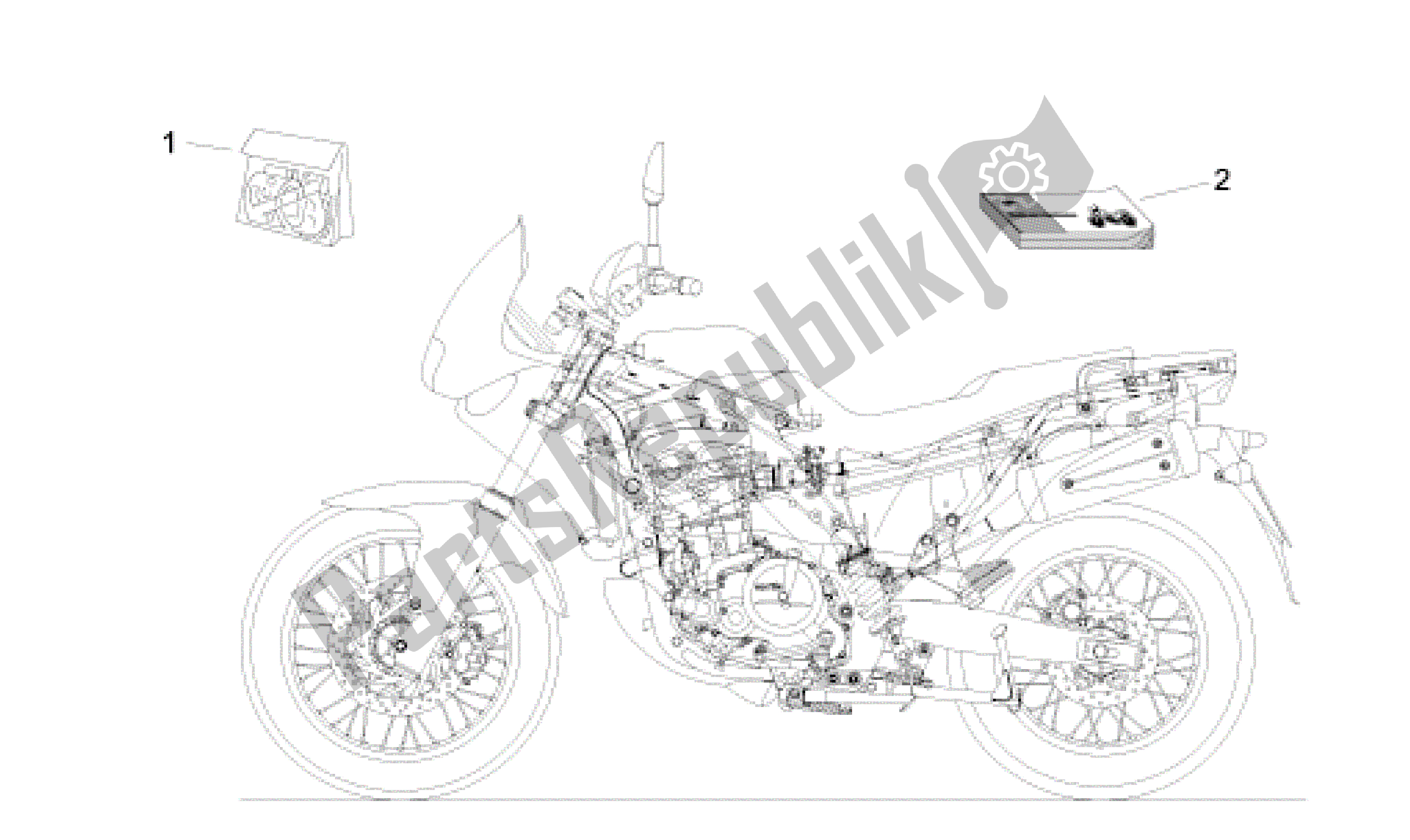 All parts for the Decal And Operator's Handbook of the Aprilia Pegaso 650 2001