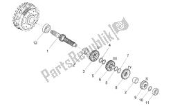 Primary gear shaft