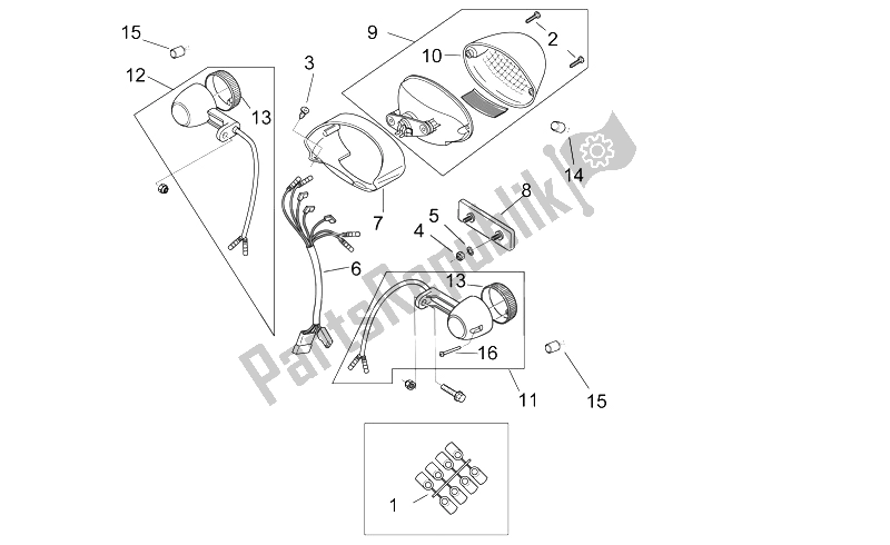 Tutte le parti per il Luci Posteriori del Aprilia RS 50 1999