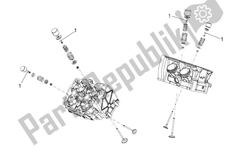 All parts for the Valves Pads of the Aprilia RSV4 Aprc R ABS 1000 2013