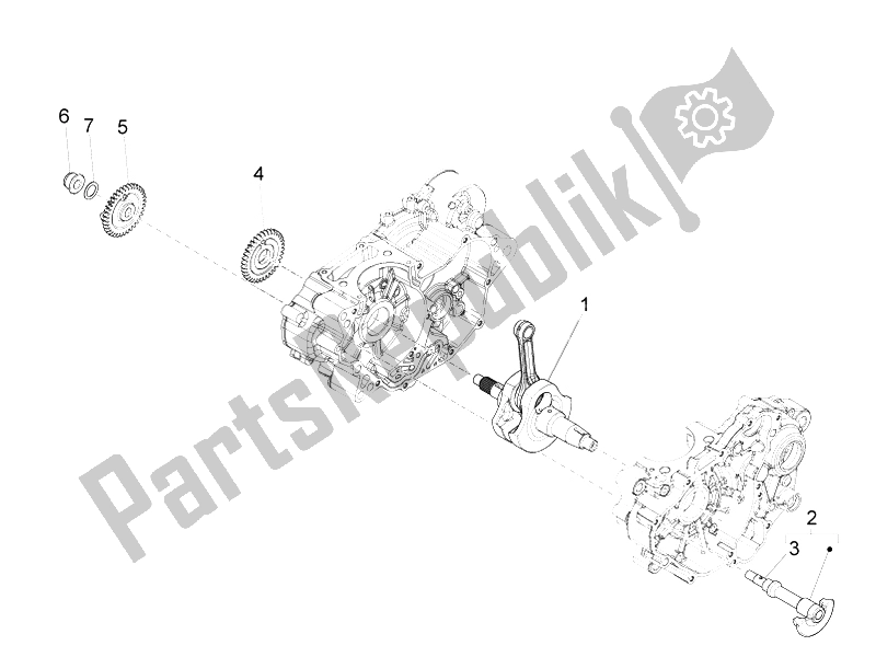 Toutes les pièces pour le Arbre De Transmission du Aprilia RS4 125 4T 2014