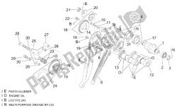 układ rozrządu z tylnym cylindrem