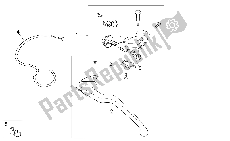 Toutes les pièces pour le Levier D'embrayage du Aprilia Tuono V4 1100 RR USA CND 2016