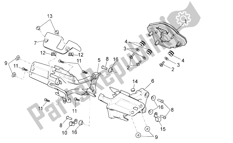 All parts for the Dashboard of the Aprilia RSV4 Aprc R ABS 1000 2013