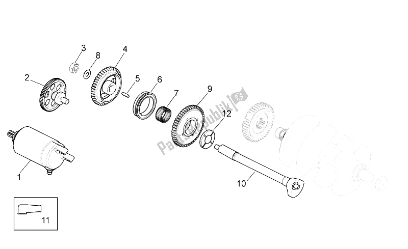 All parts for the Ignition Unit of the Aprilia RSV4 R SBK Factory 1000 2009