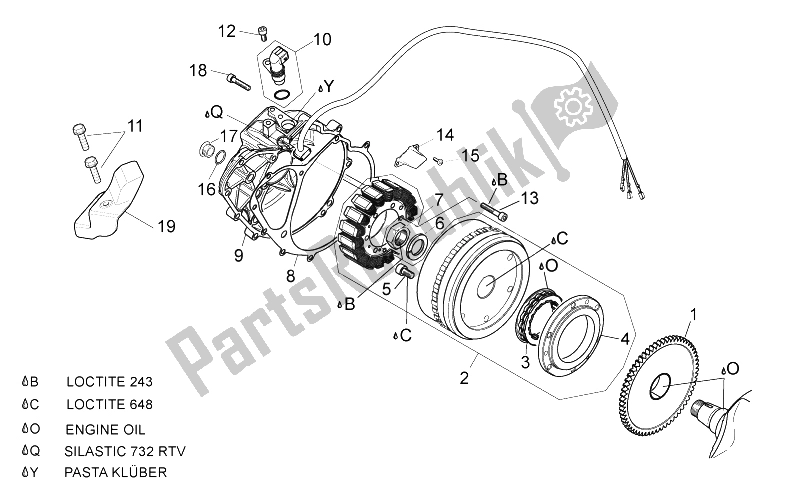 Todas las partes para Unidad De Encendido de Aprilia Pegaso 650 IE 2001