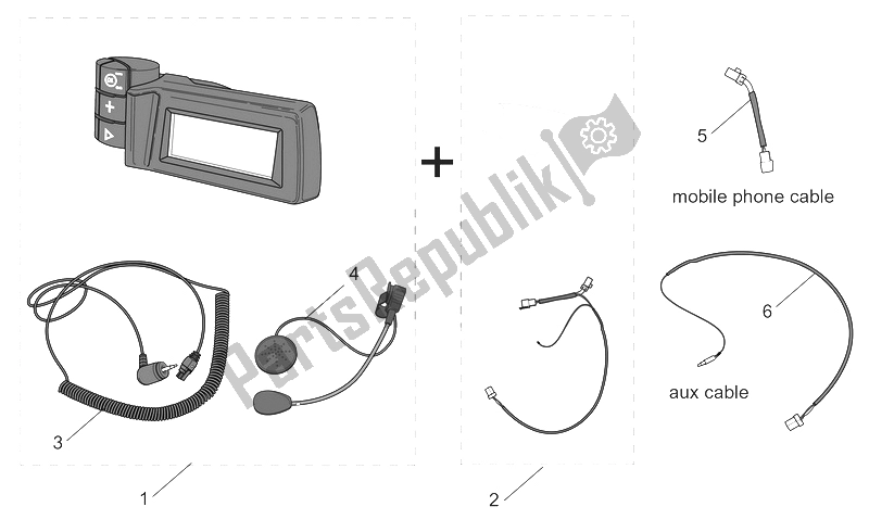 All parts for the Acc. - Various I of the Aprilia Scarabeo 125 200 E2 ENG Piaggio 2003