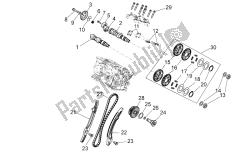 układ rozrządu z tylnym cylindrem