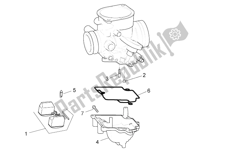 Toutes les pièces pour le Carburateur Iii du Aprilia Scarabeo 125 200 Light Carb 2007