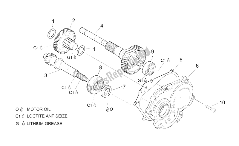 Toutes les pièces pour le Transmission du Aprilia Leonardo 125 150 ST 2001