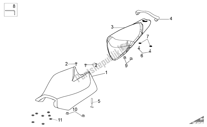 Toutes les pièces pour le Selle du Aprilia RSV4 Aprc R ABS 1000 2013