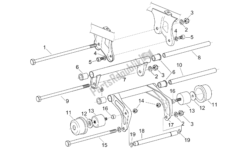 All parts for the Connecting Rod of the Aprilia Leonardo 125 150 1999