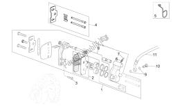 vorderer Bremssattel