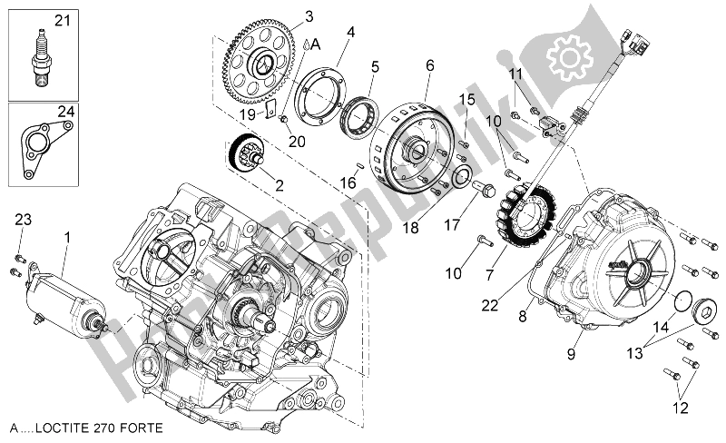 Alle Teile für das Zündeinheit des Aprilia Shiver 750 GT 2009