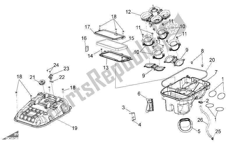 Toutes les pièces pour le Boite D'air du Aprilia RSV4 Aprc Factory ABS 1000 2013