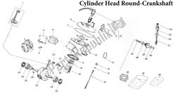 cilinderkop ronde krukas