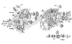 CRANKCASE, GEAR BEARINGS, WATER PUMP