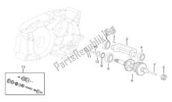 Primary gear shaft 4 speed