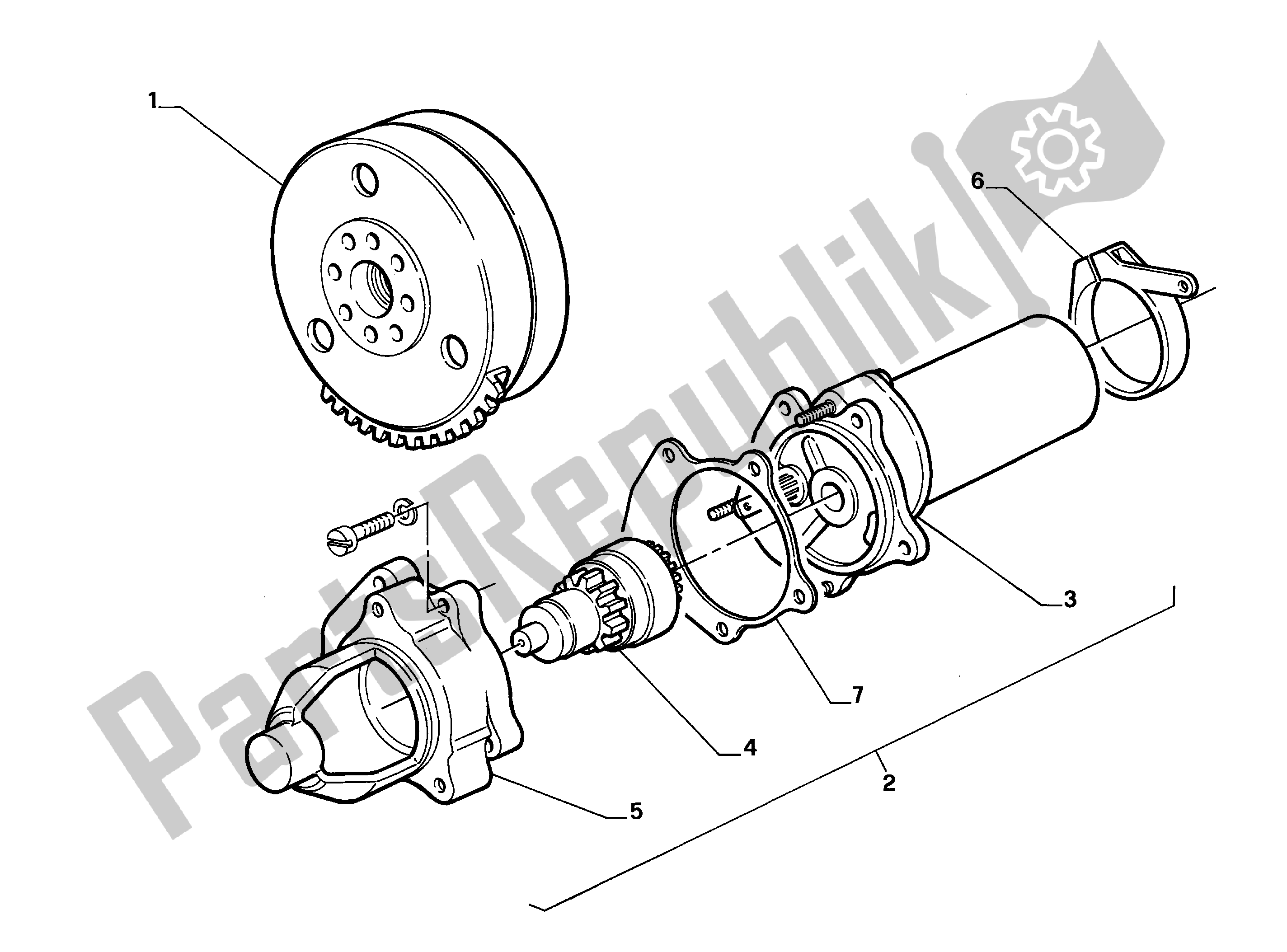 Toutes les pièces pour le Entrée du Aprilia RS 50 1993