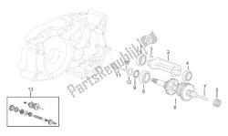 Primary gear shaft 4 speed