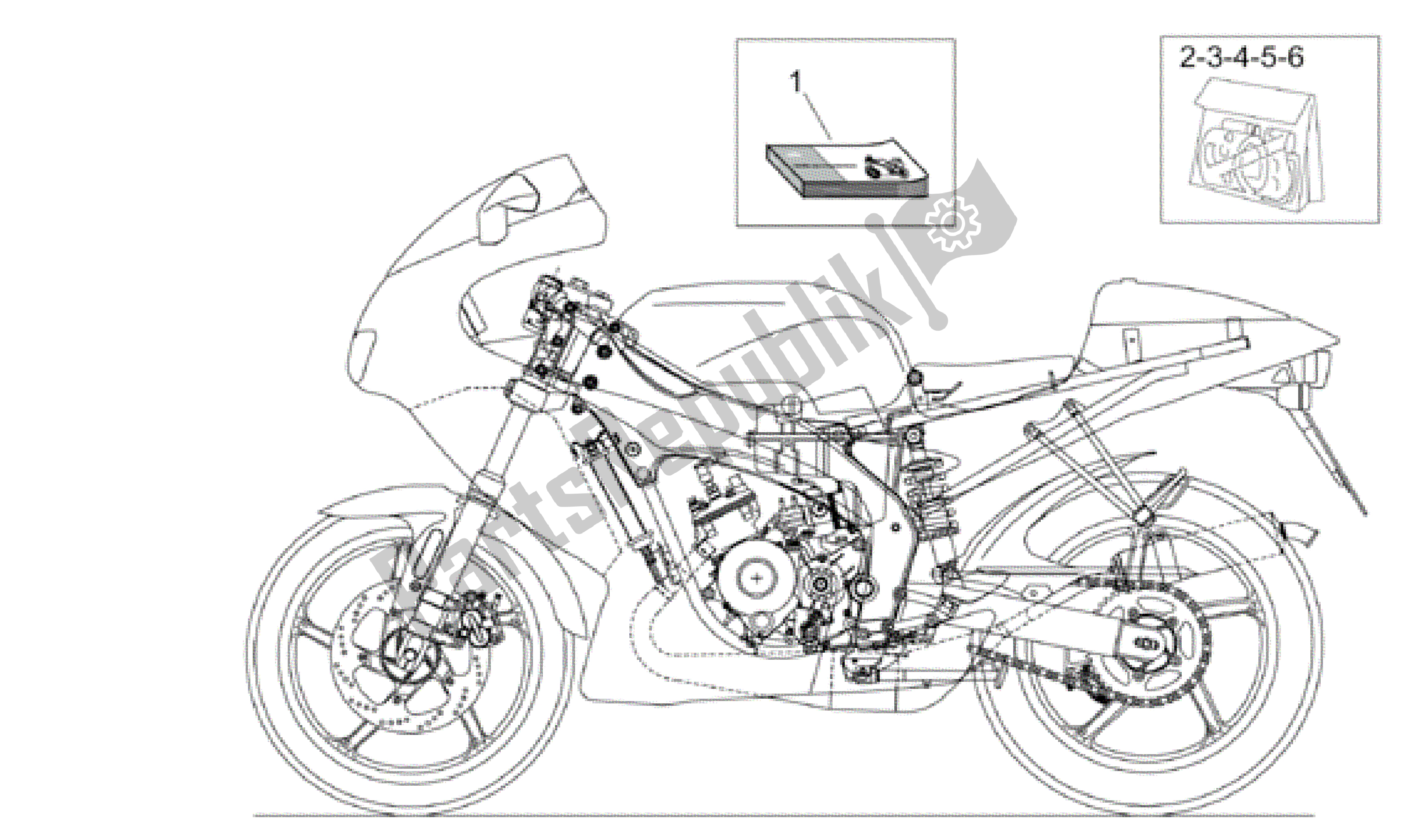 All parts for the Op.'s Handbooks And Decal of the Aprilia RS 50 1999 - 2005