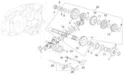 Gearbox driven shaft