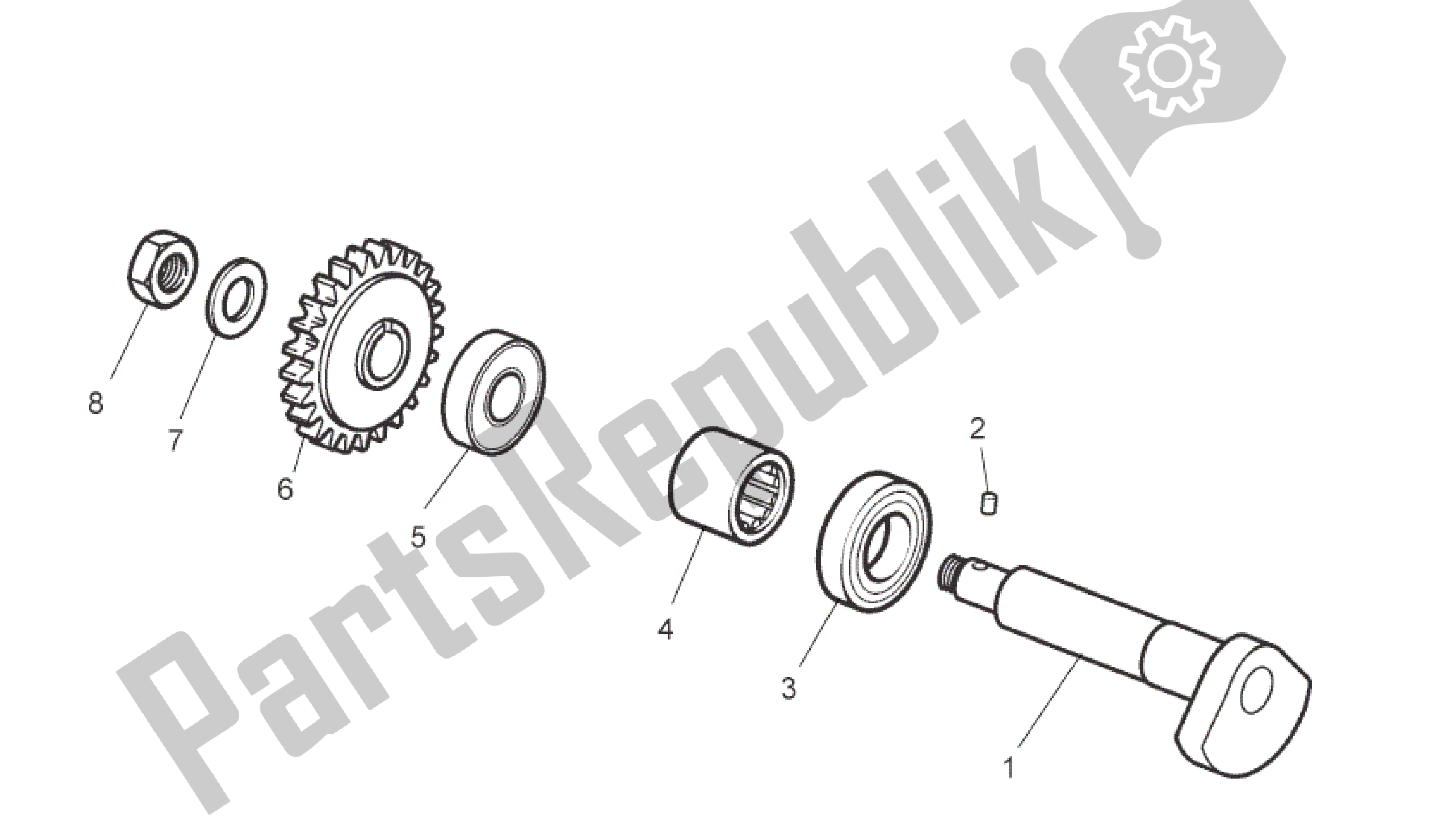 Toutes les pièces pour le Contrepoids du Aprilia RS 50 2006 - 2010