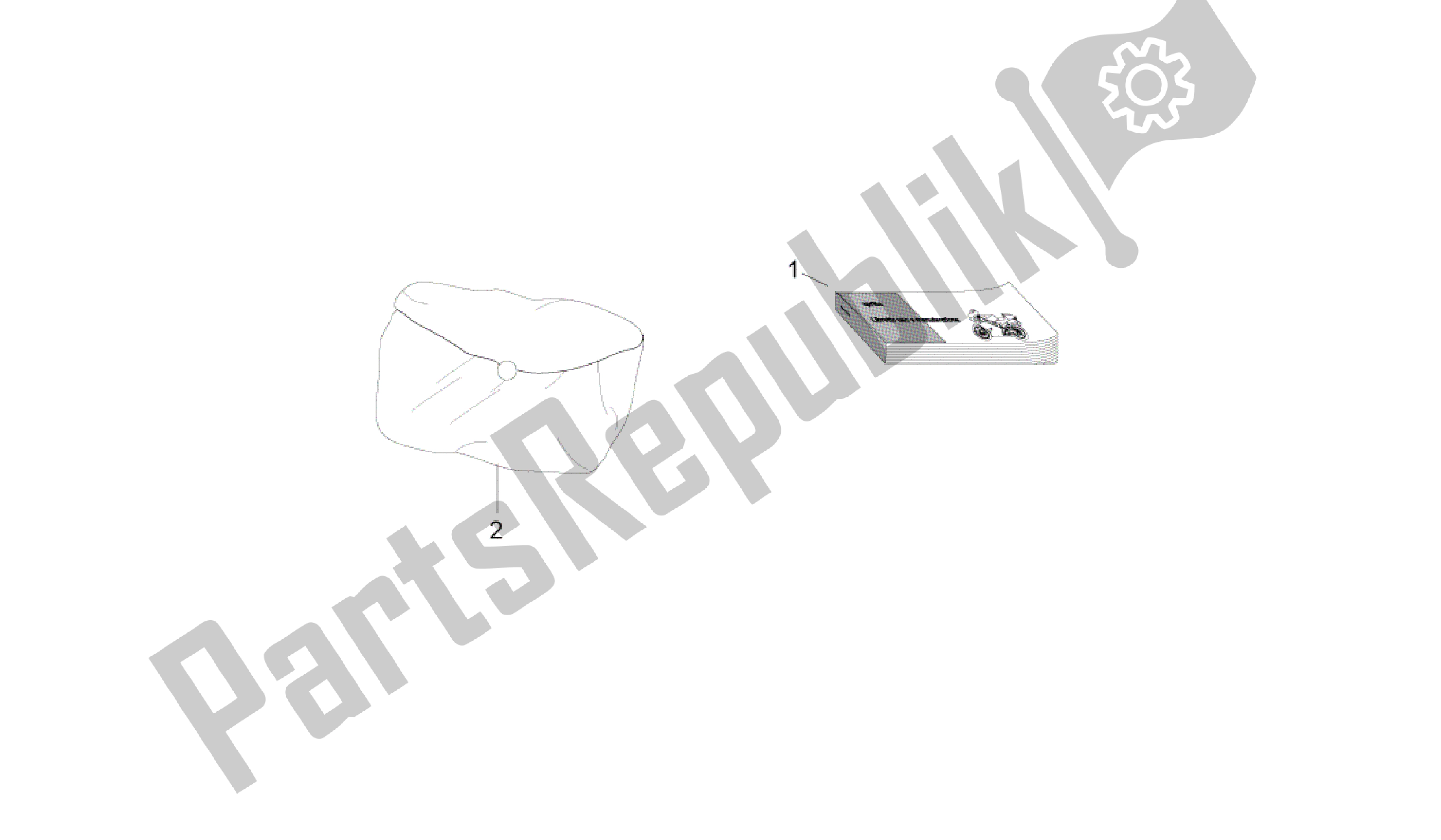 All parts for the Plate Set / Various of the Aprilia RS4 50 2011 - 2013