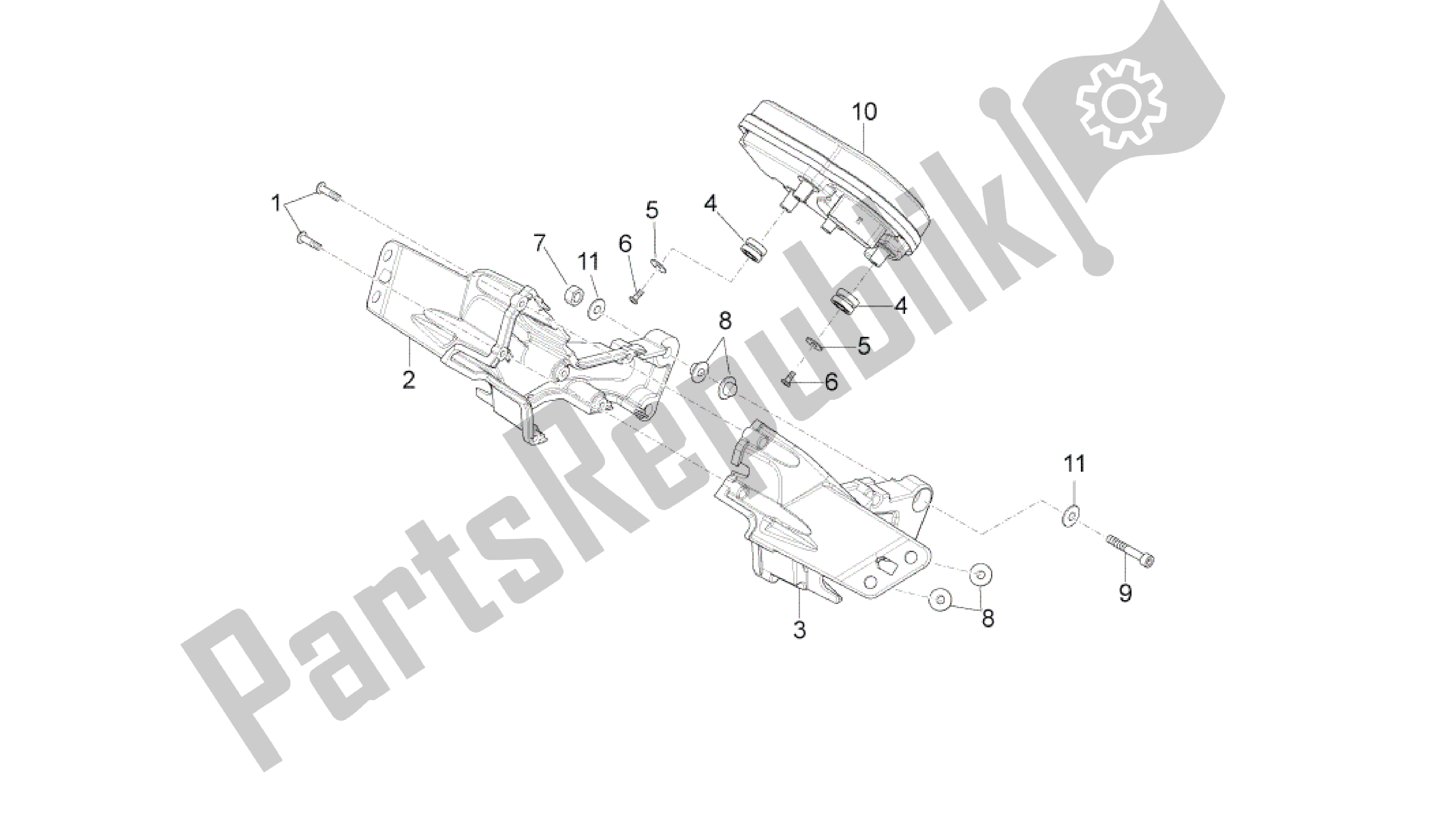 Todas las partes para Instrumentos de Aprilia RS4 50 2011 - 2013