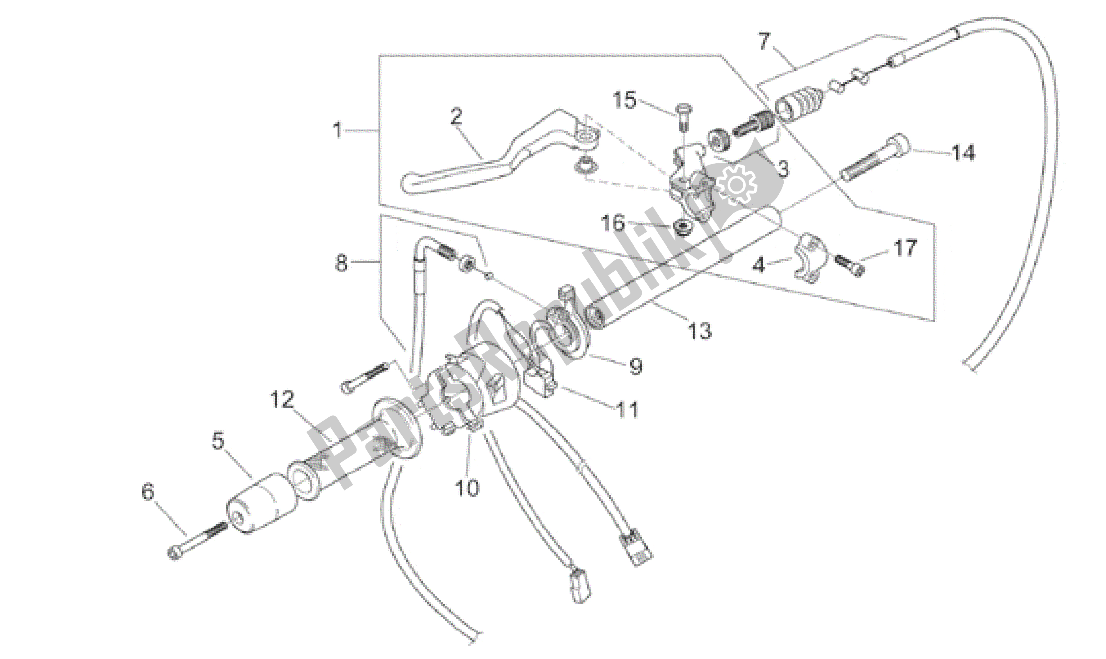 Tutte le parti per il I Controlli del Aprilia RS 125 1999 - 2001