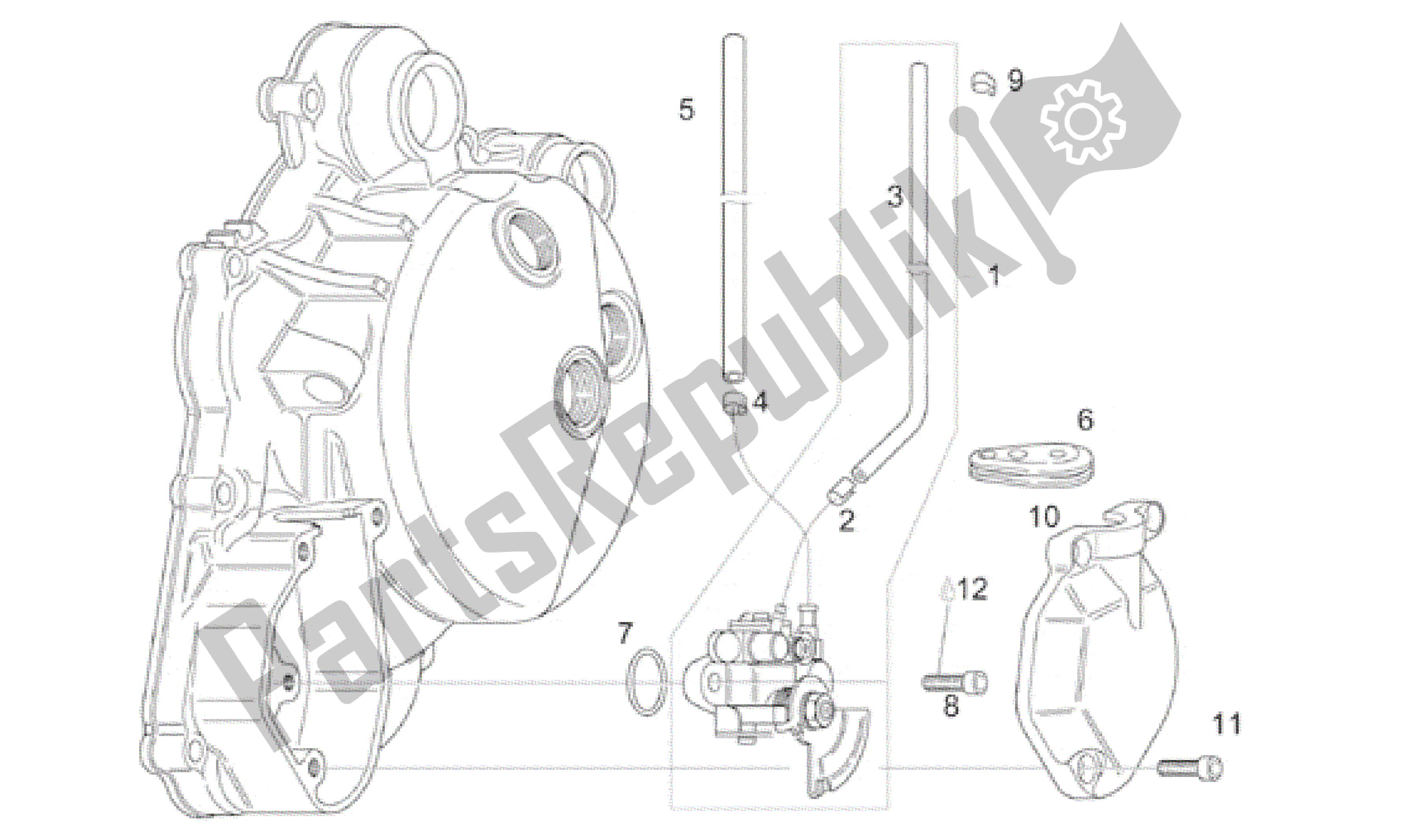 Todas las partes para Bomba De Aceite de Aprilia RS 125 1999 - 2001