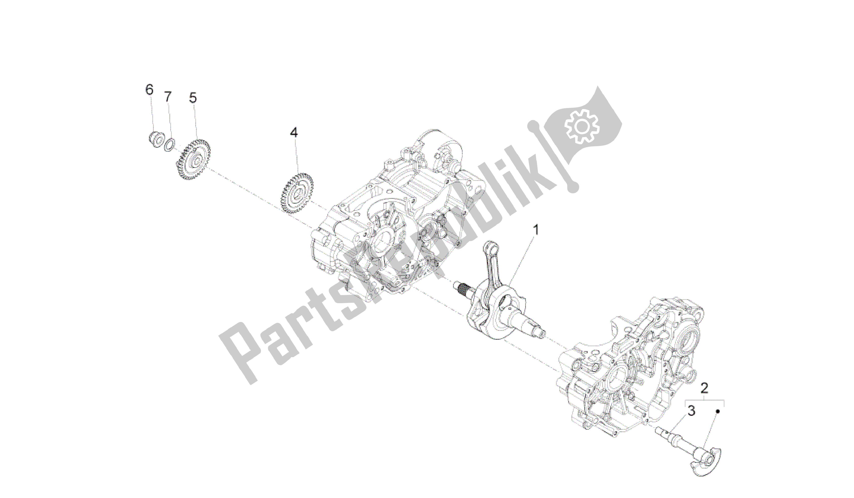 Alle Teile für das Antriebswelle des Aprilia RS4 125 2011 - 2013