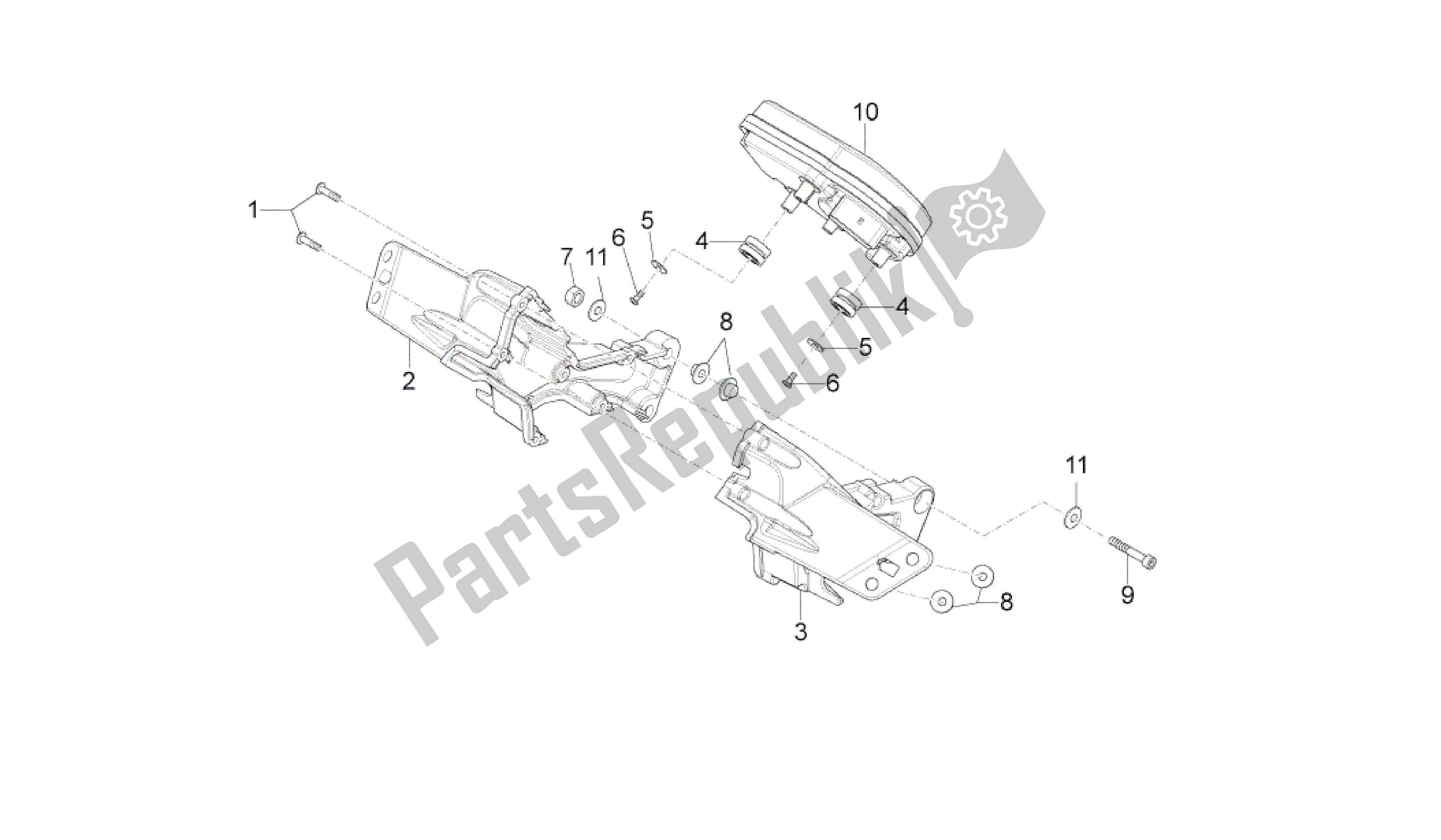 Todas las partes para Instrumentos de Aprilia RS4 125 2011 - 2013
