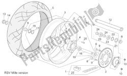 Rear wheel RSV Mille Version