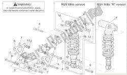 Connecting rod - rear shock abs.