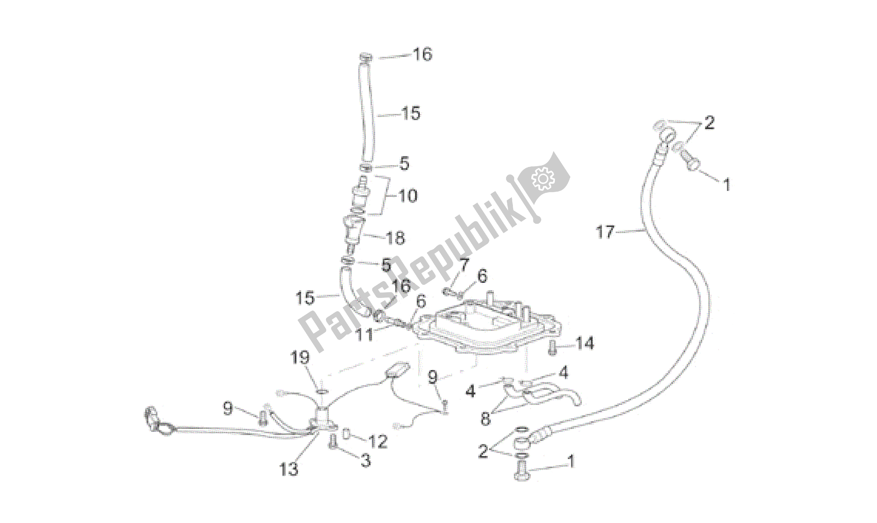 Toutes les pièces pour le Pompe à Carburant Ii du Aprilia RSV Mille 390 W 1000 1998 - 1999