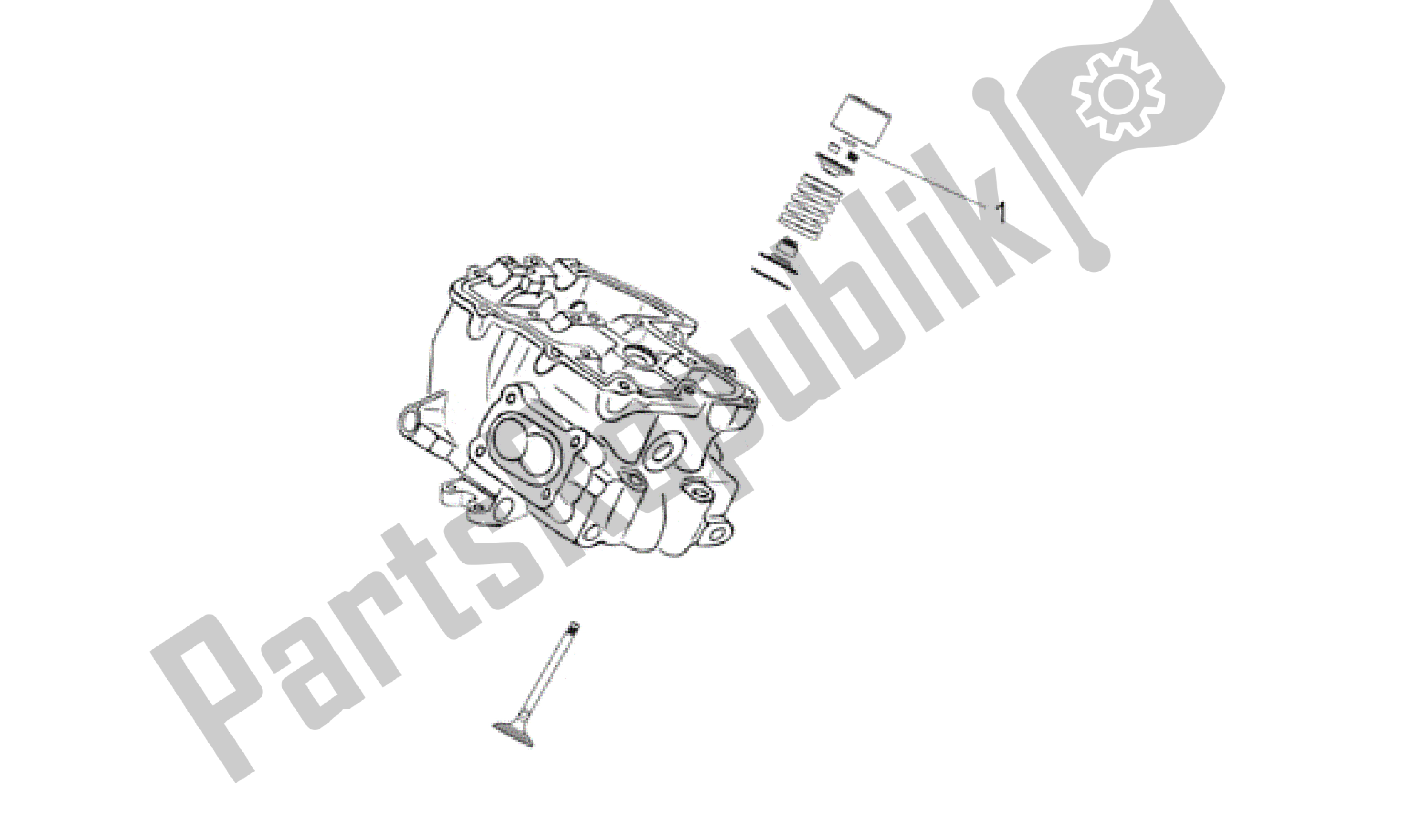 Todas as partes de Almofadas De Válvulas do Aprilia RSV Mille SP 391 X 1000 1999 - 2000