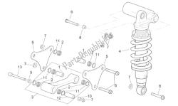 Connecting rod - rear shock abs.