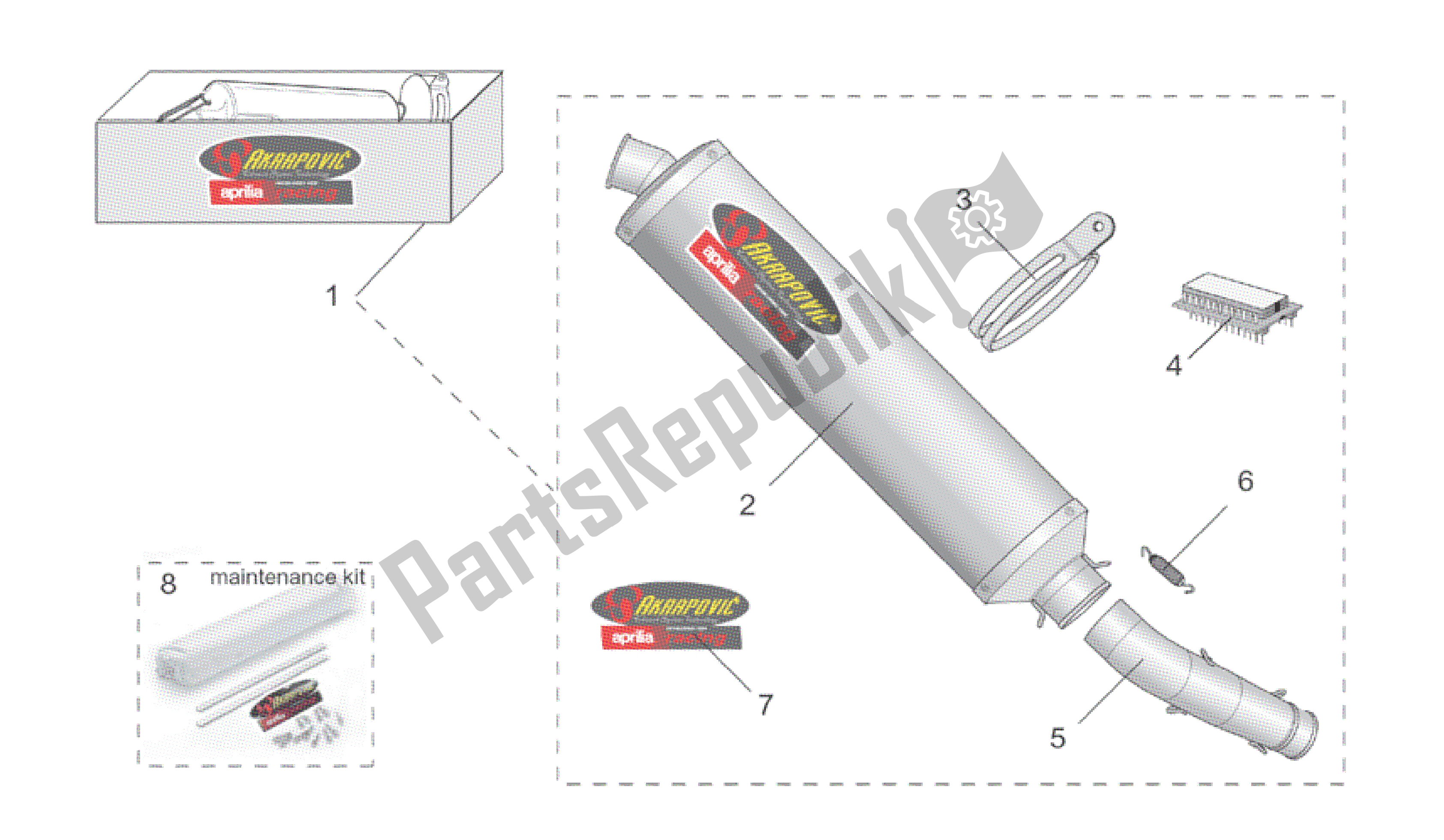 Toutes les pièces pour le Acc. - Pièces De Performance I du Aprilia RSV Tuono 3952 1000 2002 - 2003