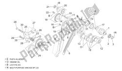 układ rozrządu z tylnym cylindrem